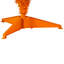 Arbre de Noël pin artificiel pré-éclairé - orange - lumières claires-106854028