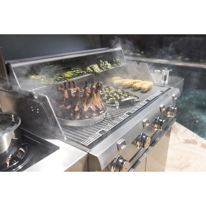 SABER Poultry & Vegetable Roaster Grill Accessory, Stainless Steel