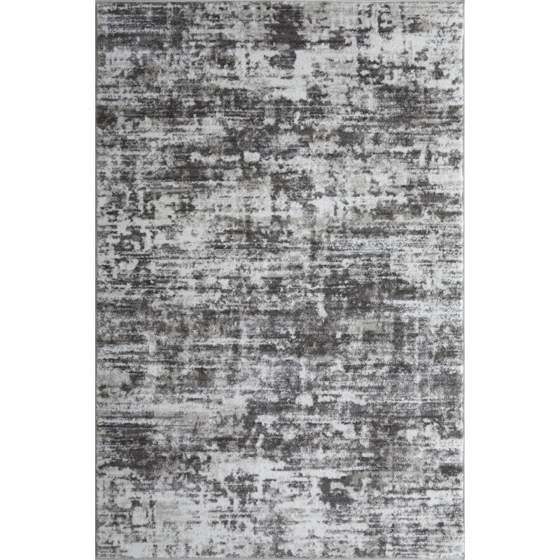 Siante Abstract Indoor Rug, Rectangle 4' x 6'