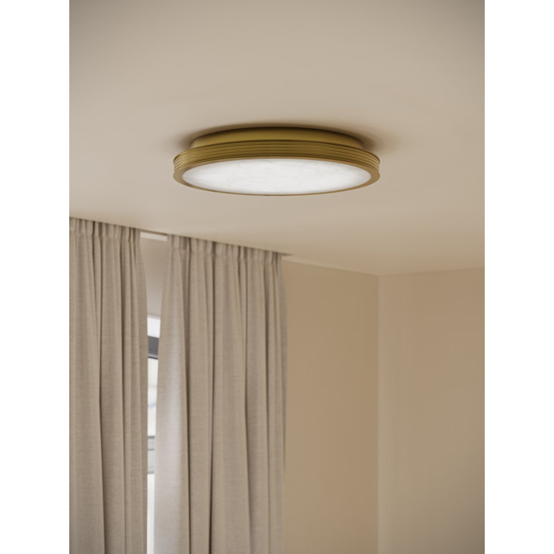 Aydan Flush Mount, 2.5" H x 15.75" W x 15.75" D, 21 W