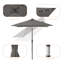 Parasol de marché carré 78 po Rukhsaar-1101683495