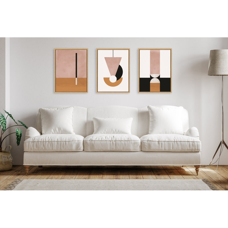 «Venice 1, 2 and 3» par Alexander Ginzburg, ensemble d'art mural sur toile encadrée