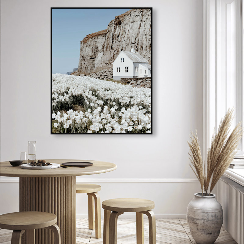 Coastal Homes II Print by Oliver Gal, 46" H x 37" W, Black Floater Frame