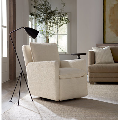 Lulu Upholstered Swivel Accent Chair