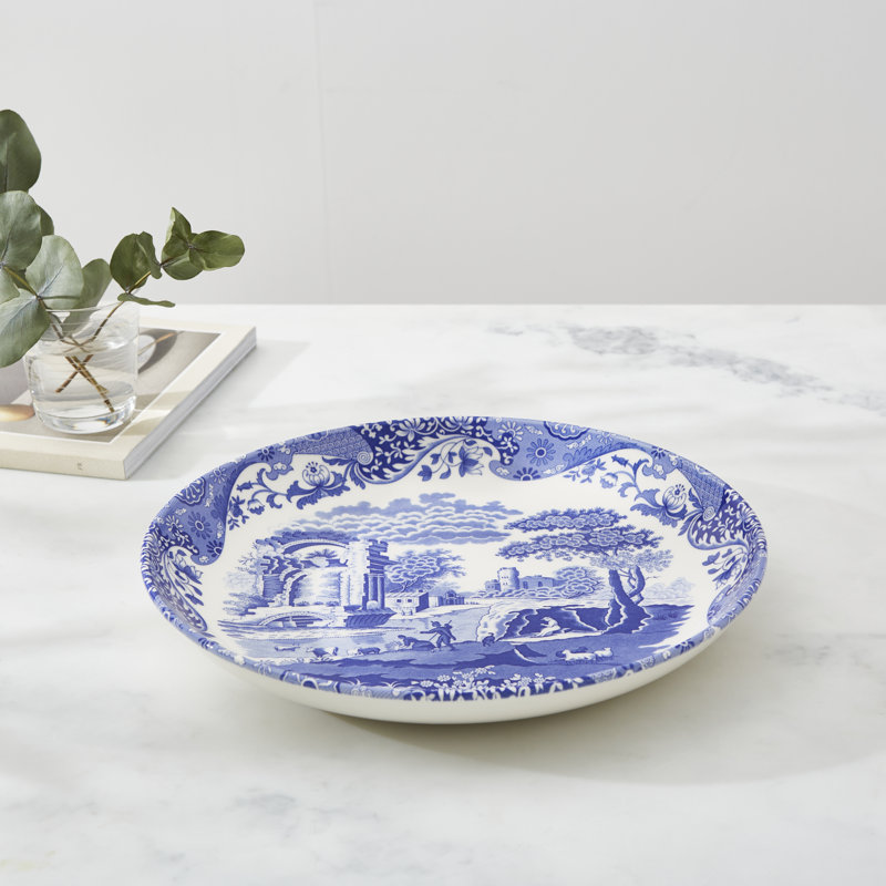 Classic Blue Italian Pasta Bowl