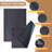 Heavy Duty Commercial Entry Door Mat - Low-Profile Non-Slip Waterproof Welcome Rug - Durable, Easy Clean, Fade Resistant - Ideal for Indoor Outdoor Office or Home - Gray, 32" x 48"-913392212