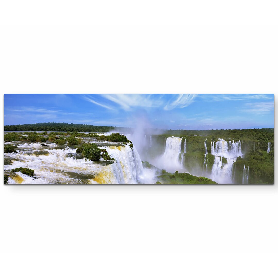 Leinwandbild Wasserfälle im Brasilianischen Regenwald