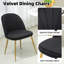 Chaise d'appoint empilable en velours-475028184