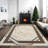 Monaco Series Abrstract Black/Gray/Ivory/Beige Area Rug-869529124