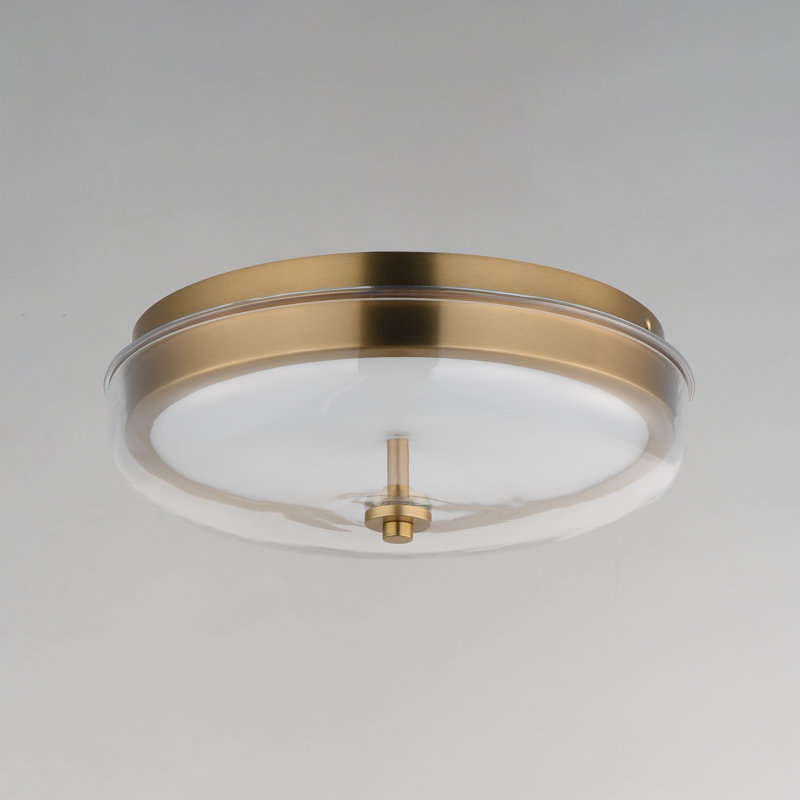 Voto-Flush Mount, Natural Aged Brass
