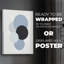 Shapely Blues II - Impression sur toile seulement - NON CADRE-117742362