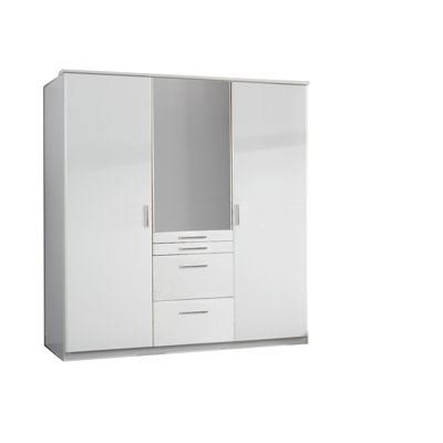 Guljan 3 Door Manufactured Wood Wardrobe