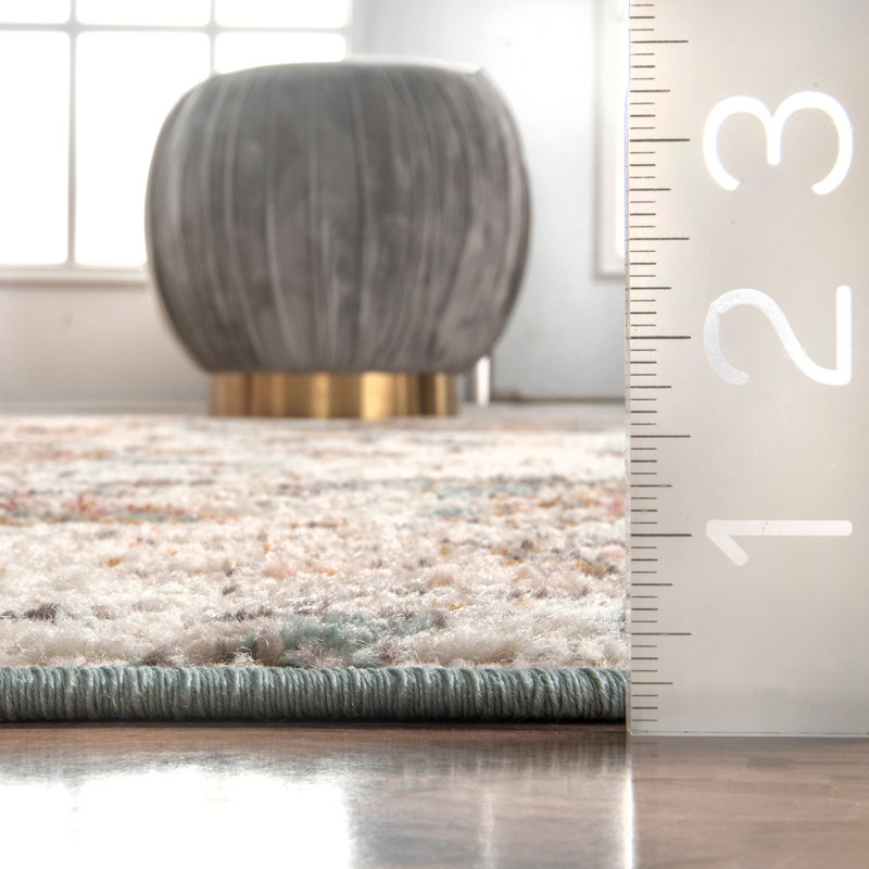 Oriental Area Rug, Rectangle 61 x 91cm