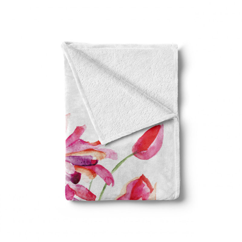 Hand Woven Throw Blanket, 70" W x 90" L