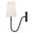 Groover Scalloped Linen Shade Wall Sconce-13492095