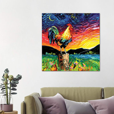 Starry Starry Morning by Aja Trier - Wrapped Canvas Painting