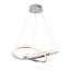 Lustre moderne à DEL en acrylique chromé-422930526