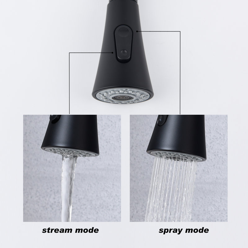 Pull Down Single Handle Kitchen Faucet