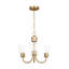 Lustre à trois lumières Miles de Génération Lighting -36830856-36830838-36830839