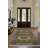 Palmyra Collection Digital Print Cotton-Polyester Green Floral Rug-73745844