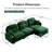 Modular Sectional L Shaped Couch With Ottoman, Premium Chenille Fabric,Tufted Cushion Backrest Design,Ergonomic Design Easy Install-1318342454