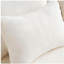 Grand canapé moderne blanc sur pied avec 4 coussins, canapé futon en tissu moelleux, matelas pliant en mousse haute densité pour le salon, les invités, la chambre à coucher, aucun assemblage requis