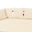 Lit de jour convertible pour l'extérieur - Bois et literie hydrofuge Long Beach Water - Coussin