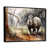 Black Floater Framed