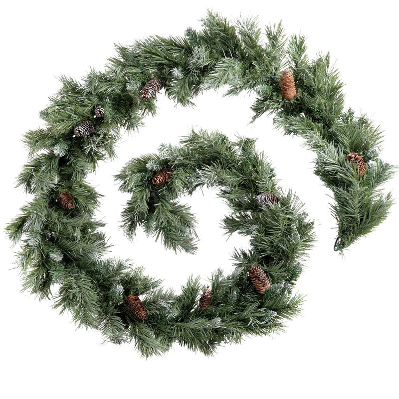 9' Scandinavian Spruce Christmas Garland