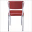 Chaises d'appoint rembourrées rouges et chromées de style rétro (ensemble de 2), parfaites pour les salles à manger et les bars rétro-132112117-132112116