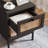 Nestl Wooden Rattan Nightstand End Table with Drawer-100255613-100866088