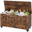 Wood Storage Bench