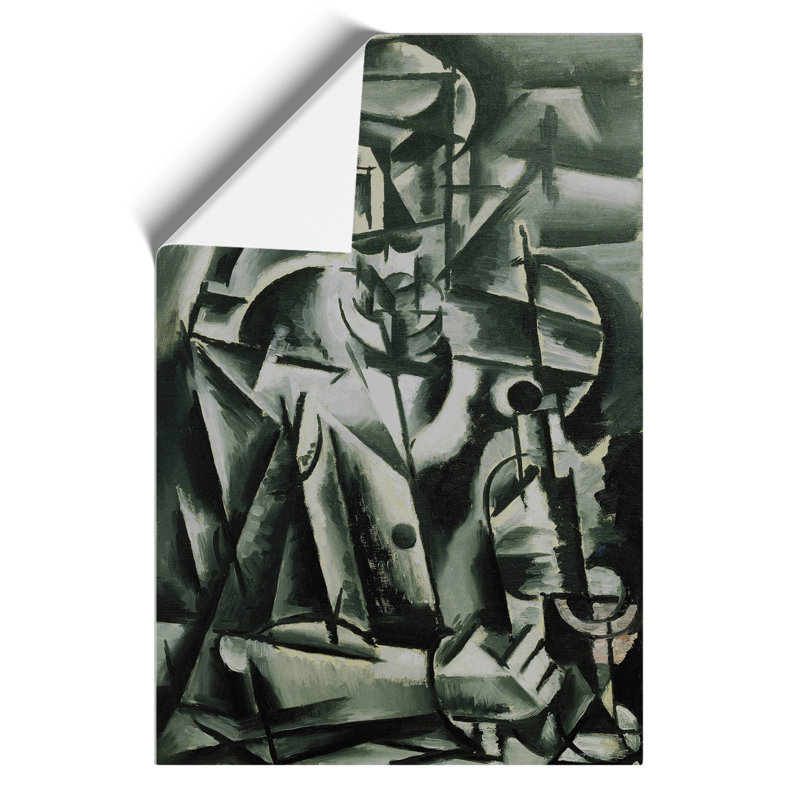 Pijak by Josef Capek - No Frame Painting, 59cm H x 42cm W x 0.1cm D