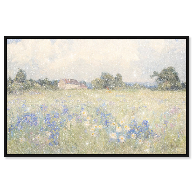 Enchanting Vista Canvas Landscape & Nature Print by Oliver Gal, Black Frame, 15 x 10, 21"H x 31"W, Black Frame
