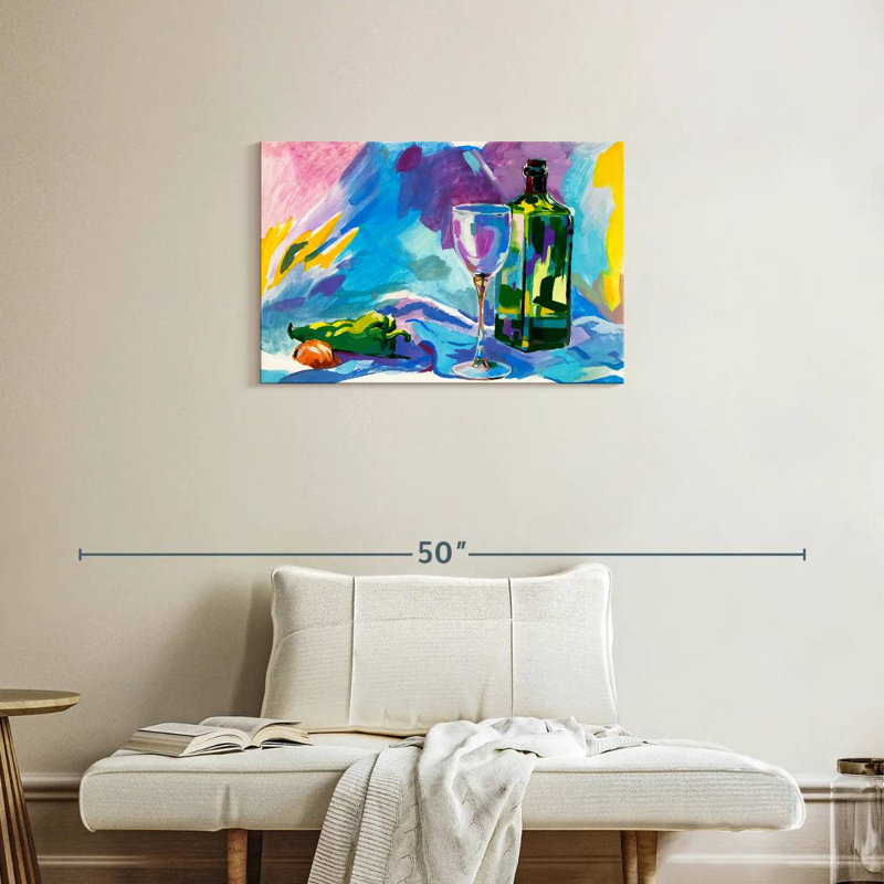 Yarlin Alcohol, 20" H x 30" W