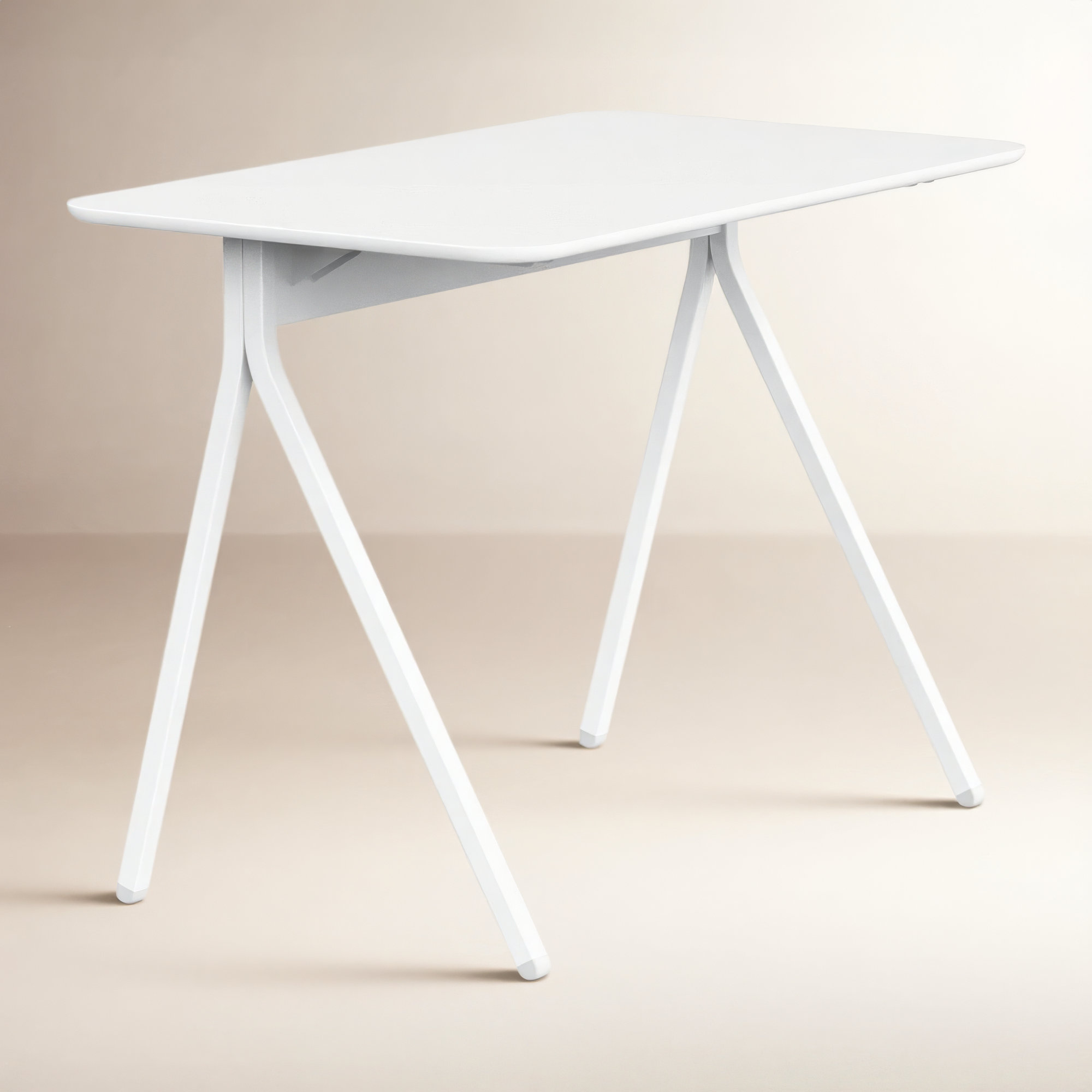 Key Writing Desk, White, 29" H x 48" W x 24" D