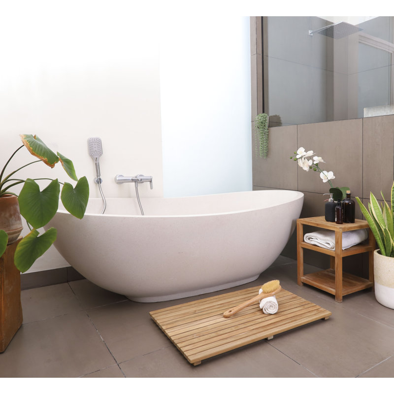 Lucile 14'' W Teak Shower Bench