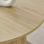 Penny Pillar Round Table Set - Melamine Scratch Resistant Veneer Top-106871096