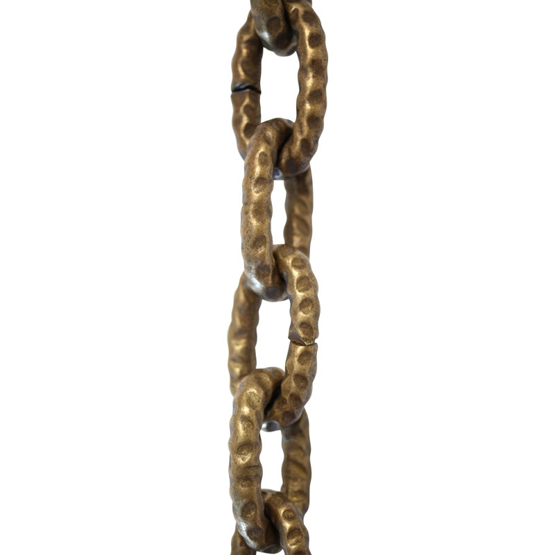 Mottled Standard Un-Welded Chain, Antique Brass