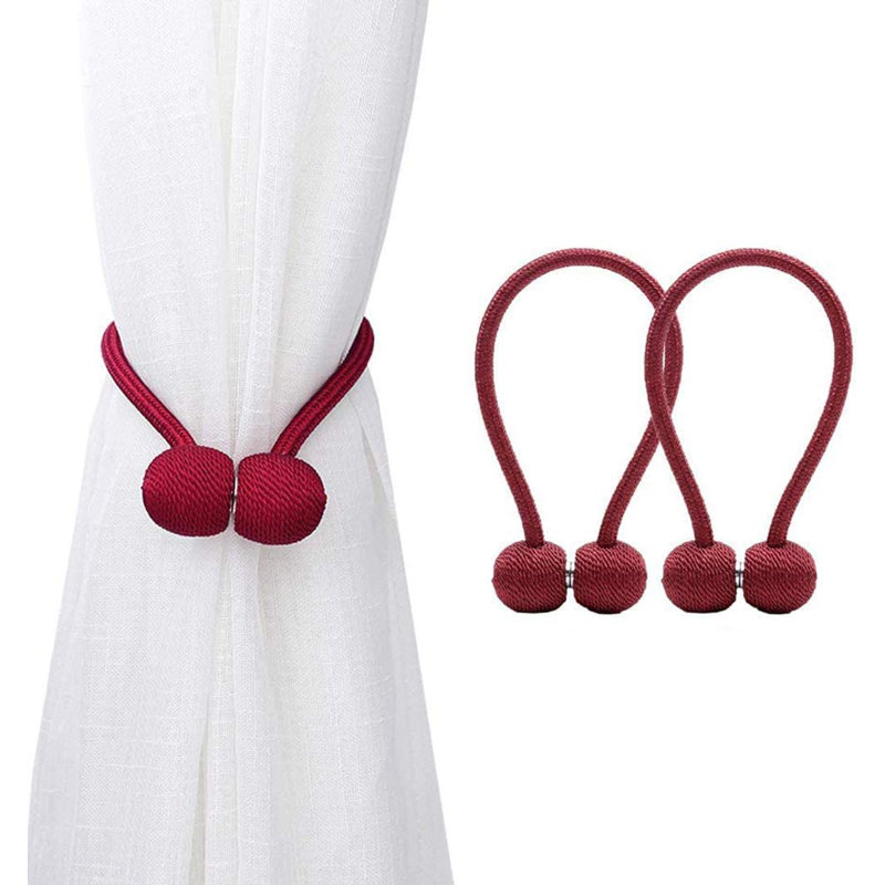 Towerside Polymer Curtain Tieback, Burgundy
