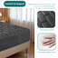 Matelas hybride matelassé 13 po avec housse qui évacue l'humidité et mousse viscoélastique imprégnée de gel haute densité pour un confort ultime dans une boîte-563925481