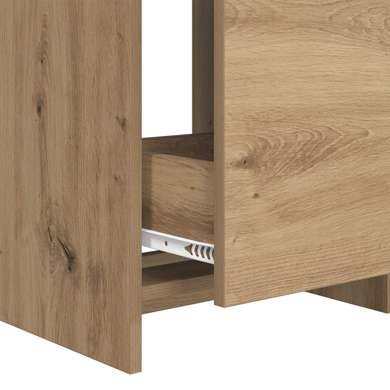 Vanity & Mirror Set, Artisan Oak