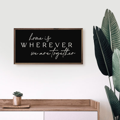 Home Is Wherever Black
