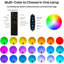 Projecteur de lampe coucher de soleil avec télécommande, plusieurs couleurs à DEL, contrôle de l'application de la lumière du coucher du soleil Trois méthodes de contrôle de la lumière de nuit pour la décoration de chambre / cadeaux de Noël / ph