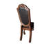Ensemble de chaises d'appoint De Ville en cuir synthétique noir et cerisier (ensemble de 2)