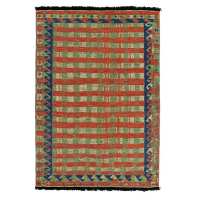 Burano Hand Knotted Wool Geometric Area Rug