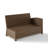 Regina 52.75" Wicker Outdoor Single-Arm Loveseat-238290987-241925479