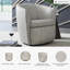 Fauteuil d'appoint pivotant Kierreys