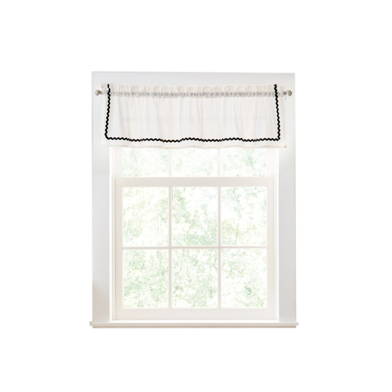 Curtainworks Rita Valance White