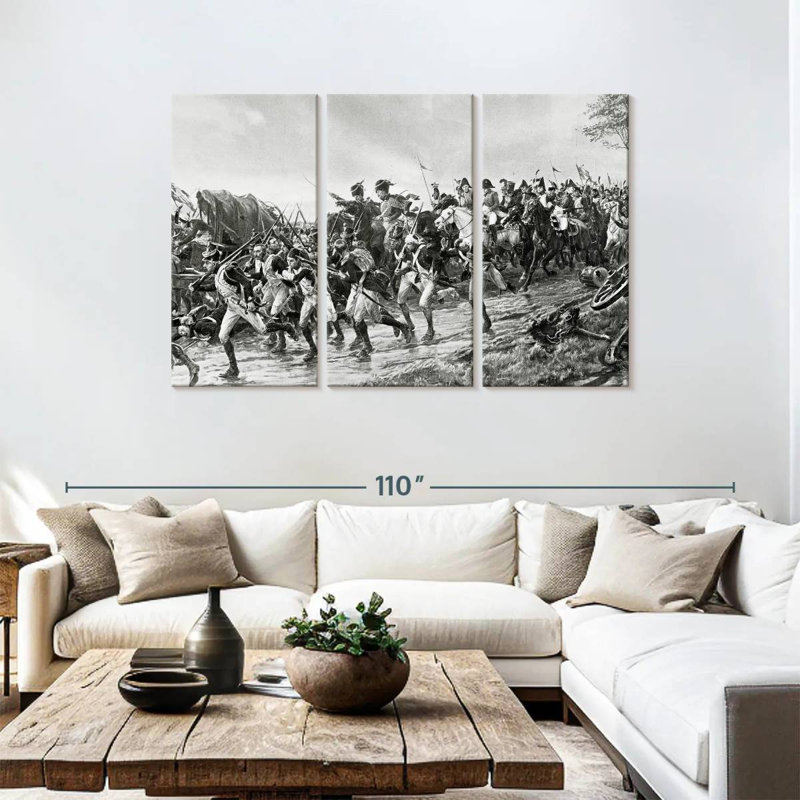 Keiri Napoleon Battle, 48" H x 74" W